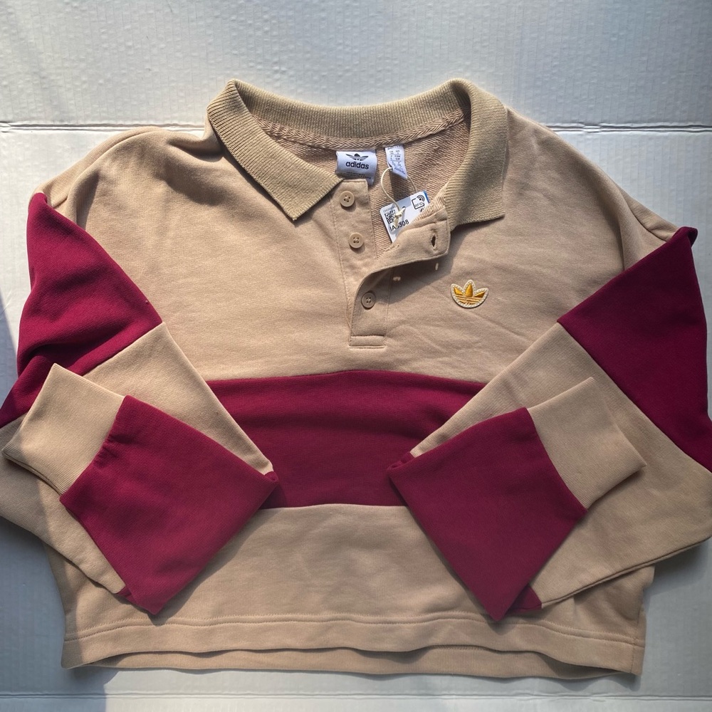 Adidas CRD Rugby Crew Sweatshirt sz S